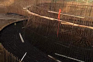 珠海砼烟囱新建施工现场
